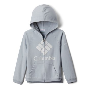 Dívčí Mikiny Columbia Branded French Terry Full Zip Šedé BVUFYS348